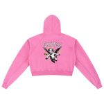 Angel Cropped Hoodie