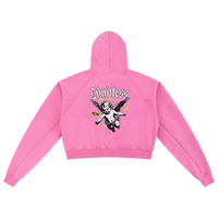 Angel Cropped Hoodie