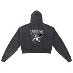 Angel Cropped Hoodie