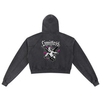 Angel Cropped Hoodie