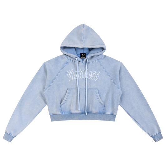 Angel Cropped Hoodie
