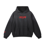 Fight Back Hoodie Black Front