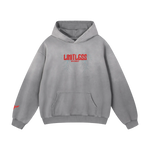 Fight Back Hoodie Gray Front