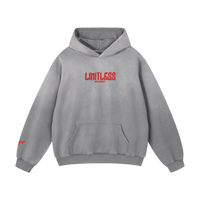 Fight Back Hoodie Gray Front