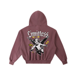 Angel Distressed Fleece Hoodie