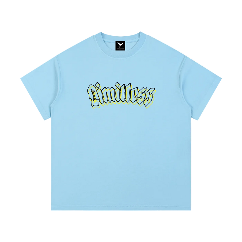 Vintage Logo Tee - Sky Blue